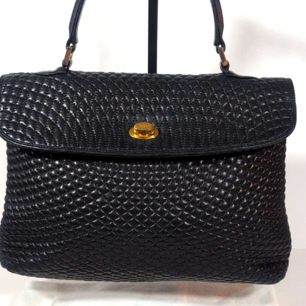 Bally Quilted Top Handle Bag and Wallet - Picture 2 of 16